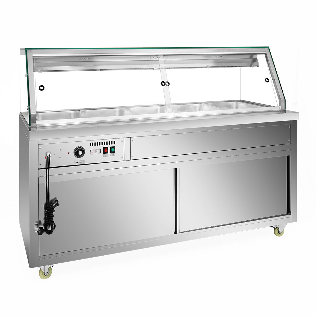 Thermaster Wet and Dry Bain Marie Display 5x1/1 GN Pans - PG180FE-XG