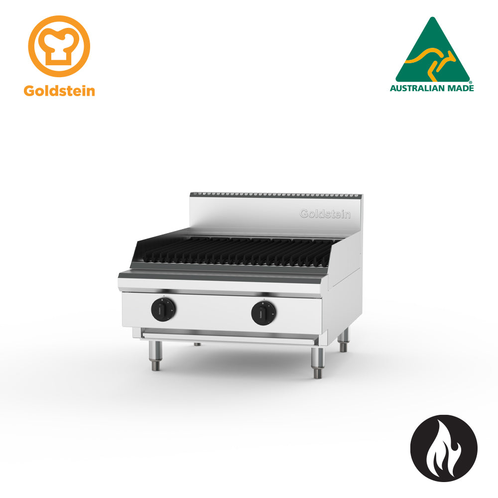 GOLDSTEIN GAS CHARGRILL radiant chargrill, grill size 610 x 510 mm 80/76 BQG24-X