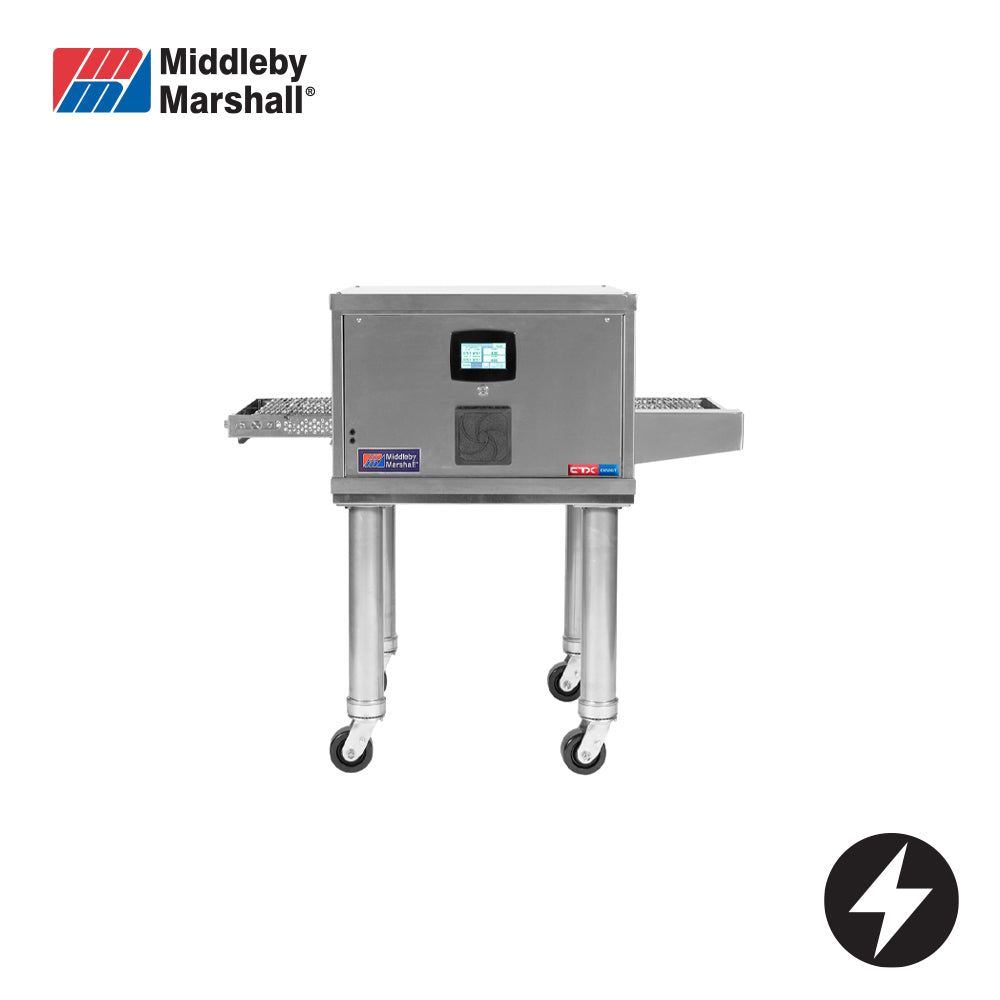 MIDDLEBY MARSHALL ELECTRIC CTX Electric Infrared Conveyor, 16'' (406 mm) wide conveyor, 26'' (660 mm) long cooking chamber,menu select up to 15 different time and temperature combinations, stand included DZ26T+ST