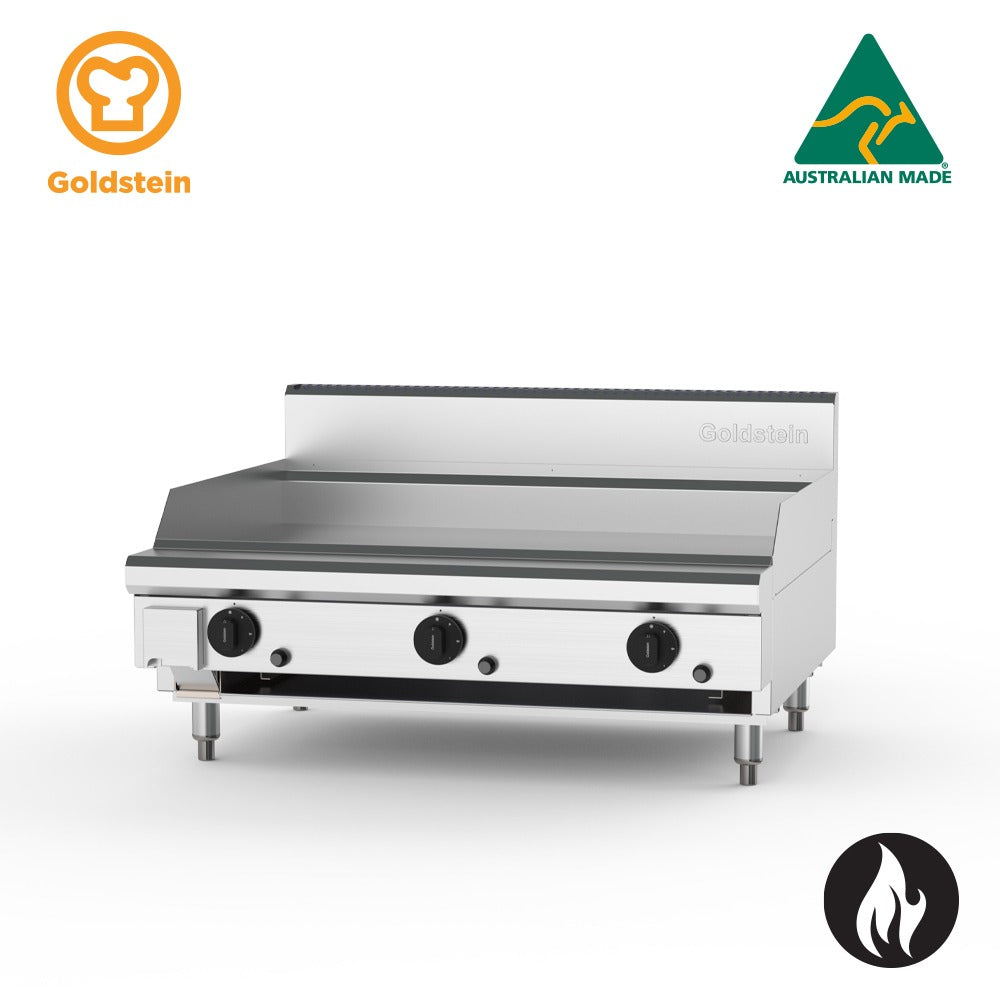 GOLDSTEIN GAS GRIDDLE plate size 914 x 520 x 20 mm deep 60/60 GPGDB36-X