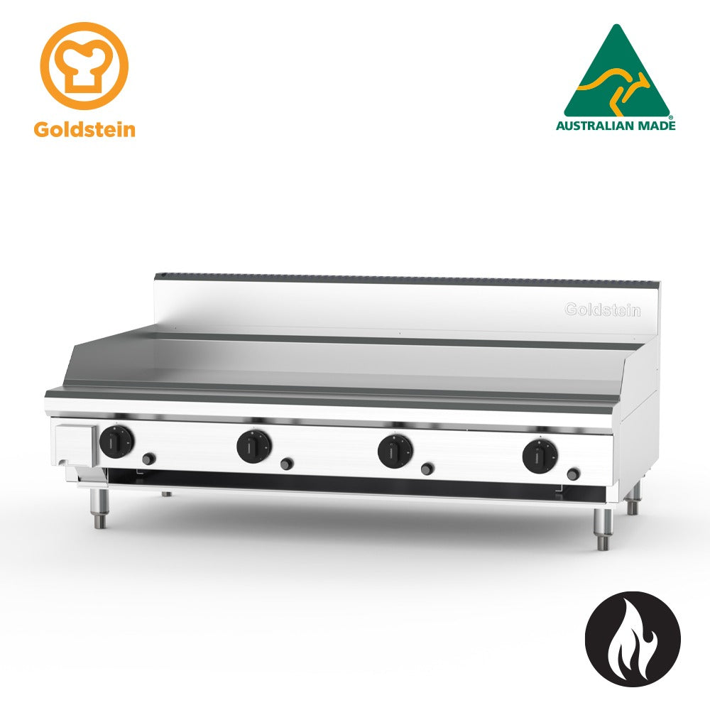GOLDSTEIN GAS GRIDDLE plate size 1219 x 520 x 20 mm deep 80/80 GPGDB48-X
