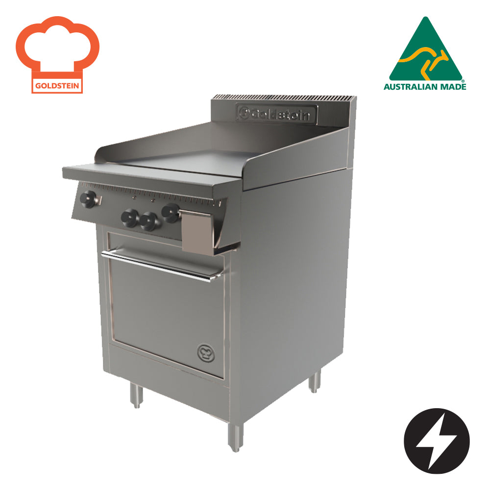 GOLDSTEIN ELECTRIC OVEN RANGE 610 x 520 x 12mm griddle, 505 x 560 x 355 mm oven PE24G20