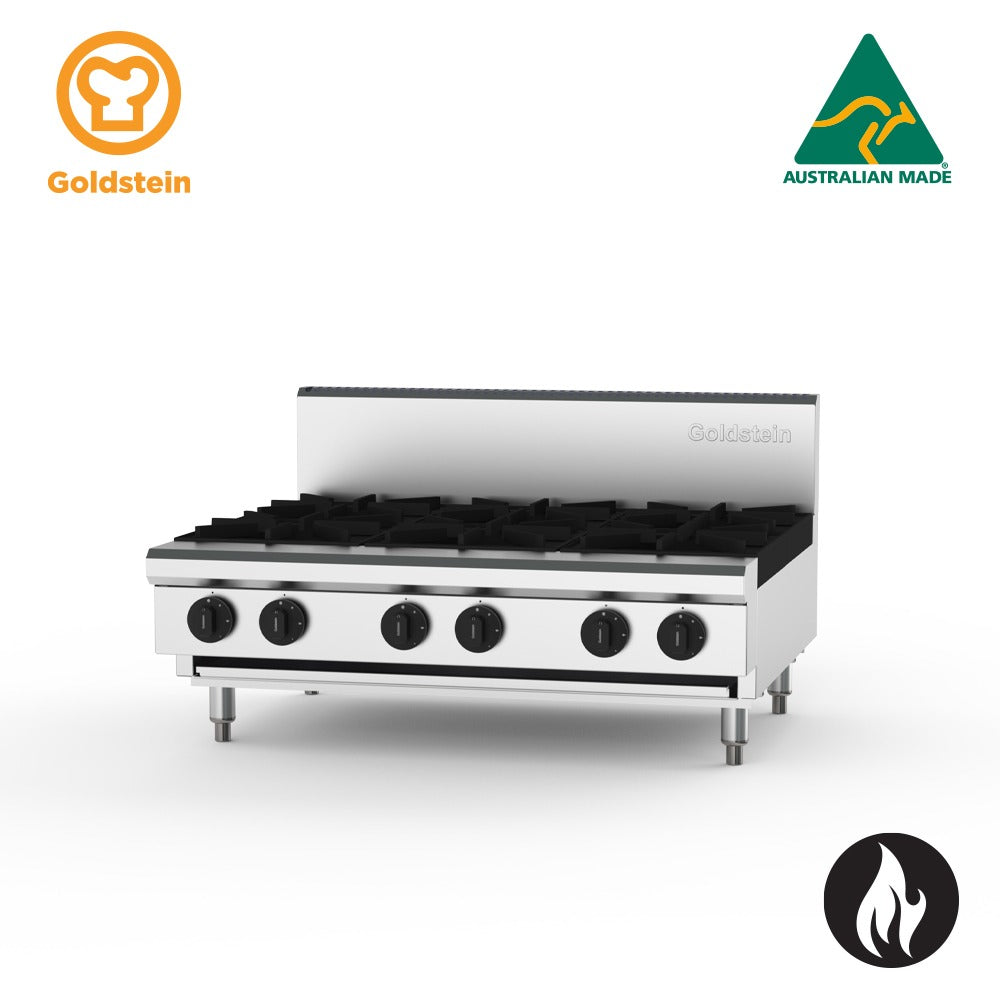 GOLDSTEIN GAS COOKTOP 6 burners 198/198 PFB36-X