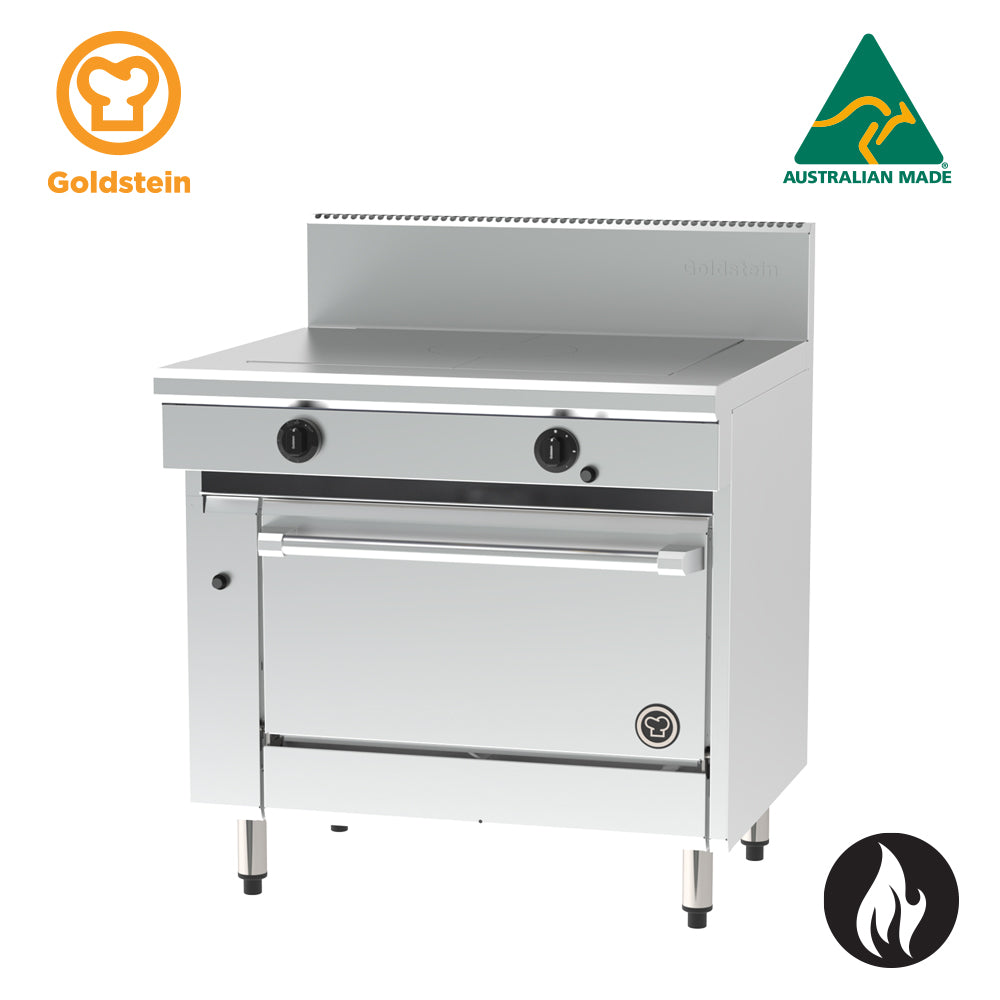 GOLDSTEIN GAS OVEN RANGE target top single burner, 28'' gas static oven 68/70 PFT28-X