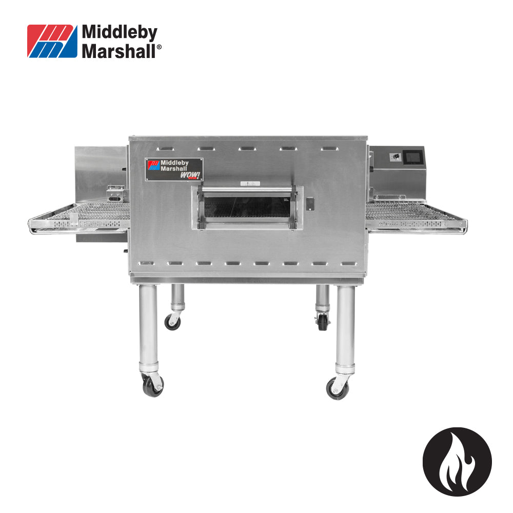 MIDDLEBY MARSHALL GAS WOW Gas Impingement Conveyor, 32'' (851mm) wide conveyor, 40'' (1029mm) long cooking chamber, WOW controller, EMS Energy Management System reduces energy consumption, stand included 126 PS640G