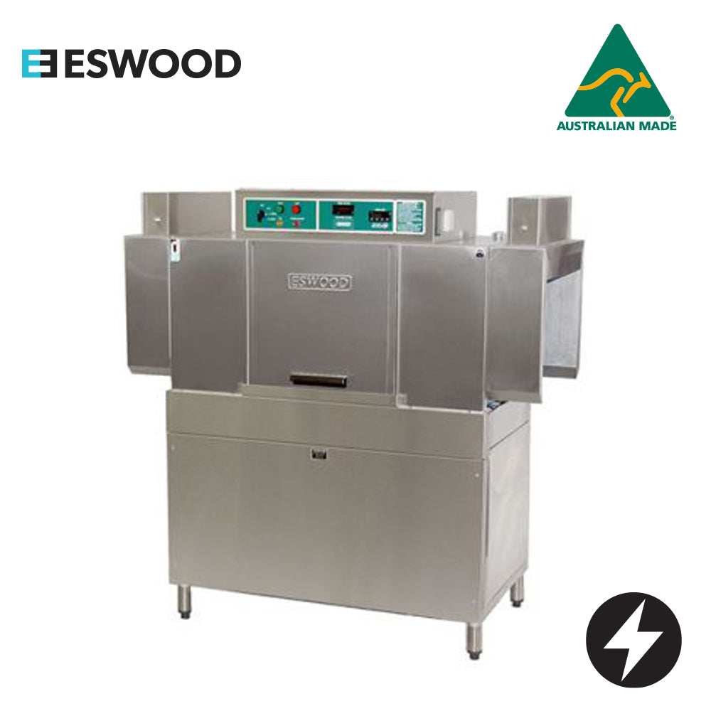 ESWOOD ELECTRIC RACK TYPE 160 to 175 racks per hour, right angle pre wash ES160RA
