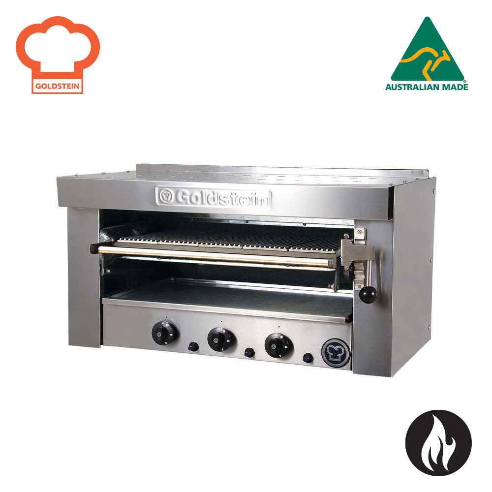 GOLDSTEIN GAS SALAMANDER grid size 600 x 370 mm, movable ratchet, five positions, cast iron grids for marking 36 SA36FF