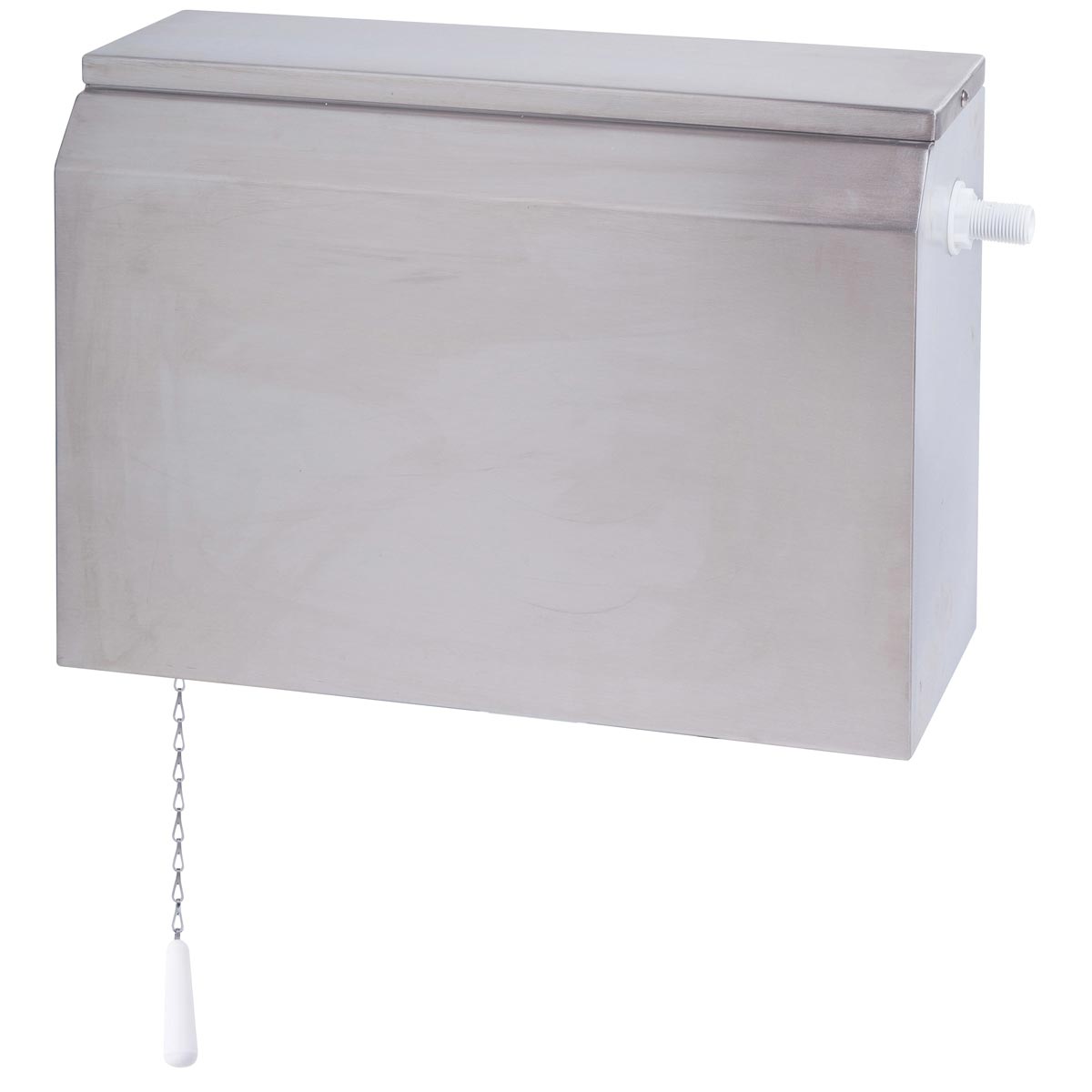 3monkeez Stainless Steel Pull Chain Cistern with Right Side Entry AB-CIS-PC-SE-R
