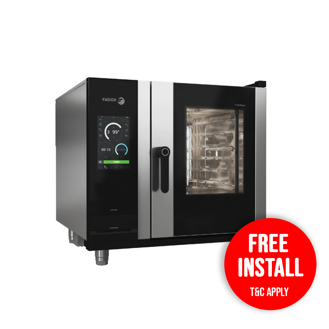 APW-061ERLWS FAGOR IKORE Advanced Boiler 6 Tray Electric Combi Oven