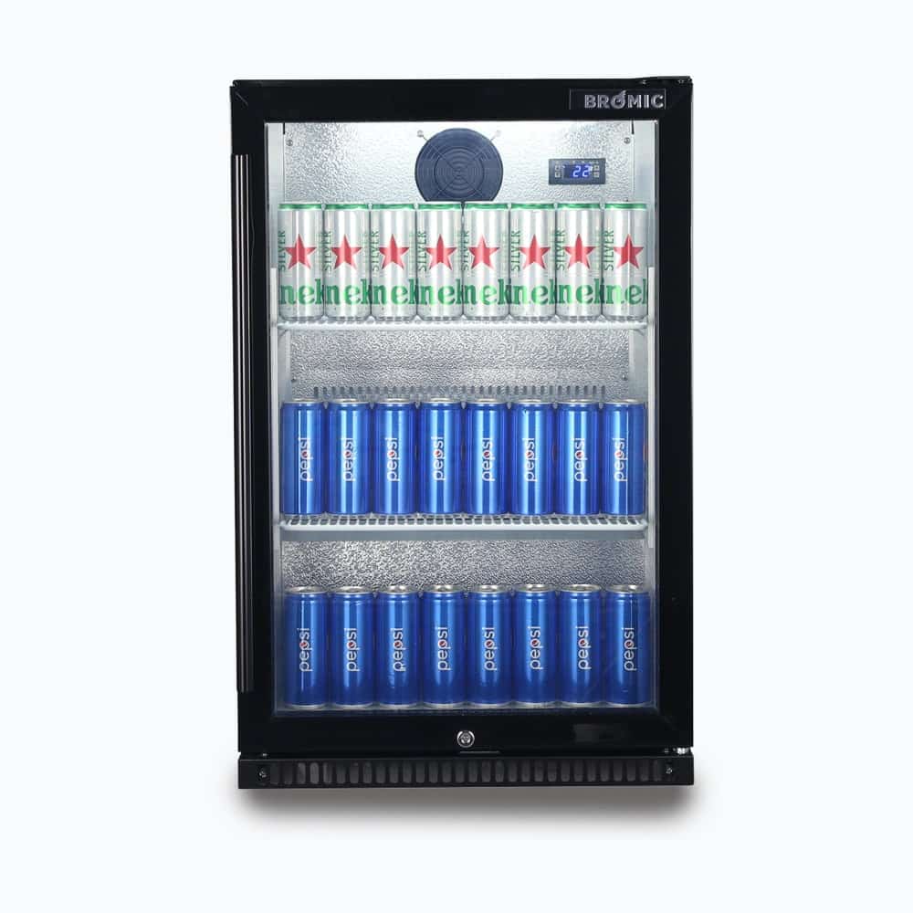 BROMIC Back Bar Fridge - 118L - 1 Door - Hinged 3736070-1