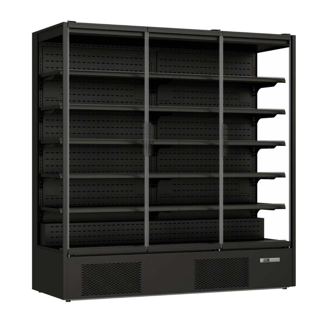 2NDs: Thermaster Supermarket Panorama 3 Door Chiller Display - DC-187B-SA1-2