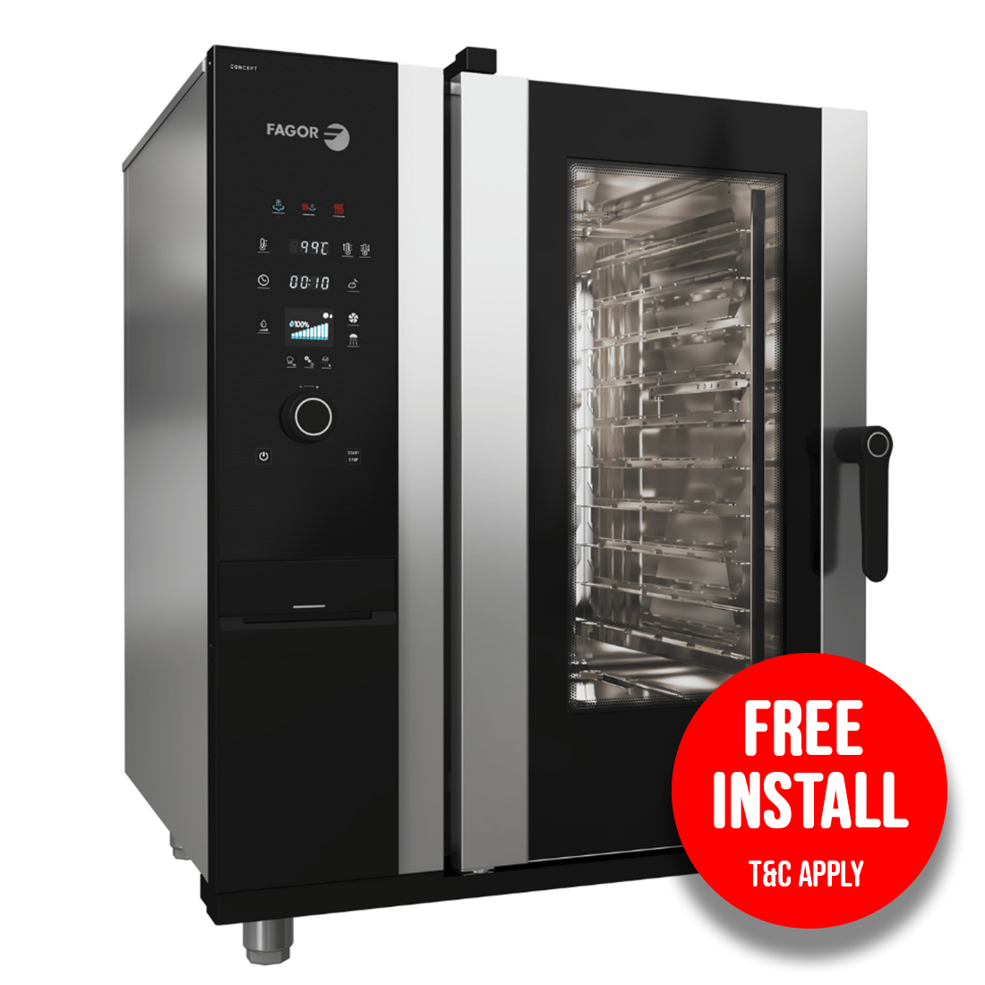 Fagor IKORE Concept 10 Trays Combi Oven CW-101ELLWS