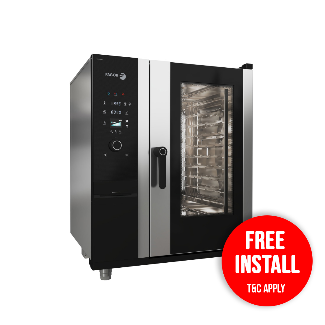 Fagor IKORE Concept 10 Trays Combi Oven CW-101ERSWS