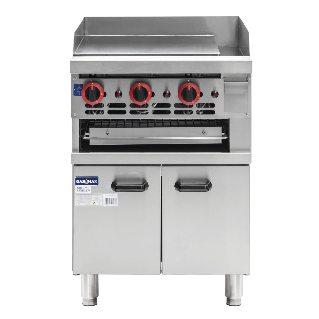 Gasmax Gas Griddle and Gas Toaster with Cabinet - GGS-24
