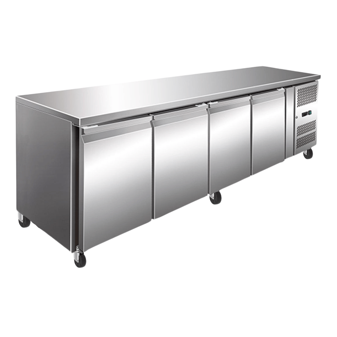 Thermaster TROPICALISED 4 Door Gastronorm Bench Fridge - GN4100TN