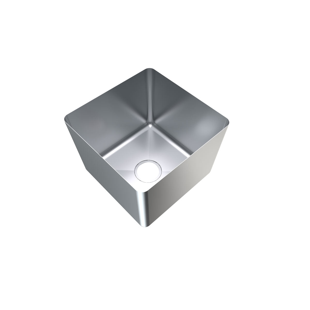 3monkeez 1.2mm Hand Fabricated Economy Sink Bowl, 400x400x250 HFS11