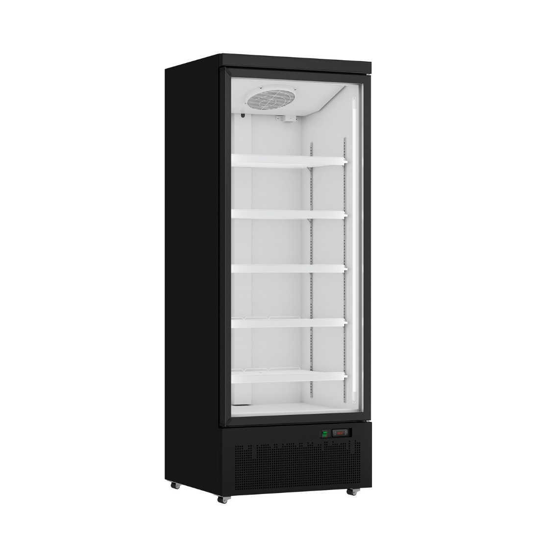 Thermaster Door Supermarket Fridge Black - LG-600BGBM