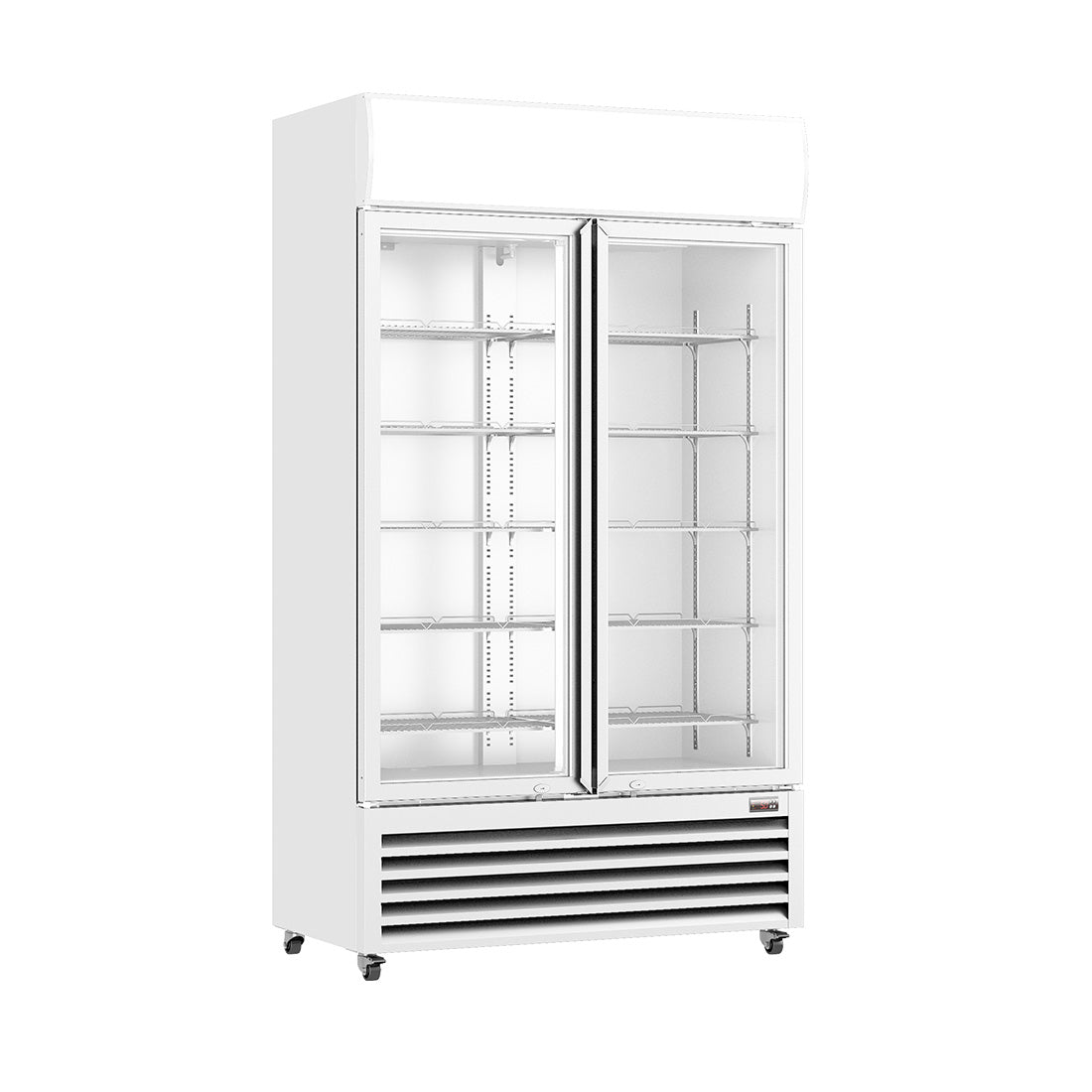 Thermaster Two Glass Door Colourbond Upright Drink Fridge LG-730P