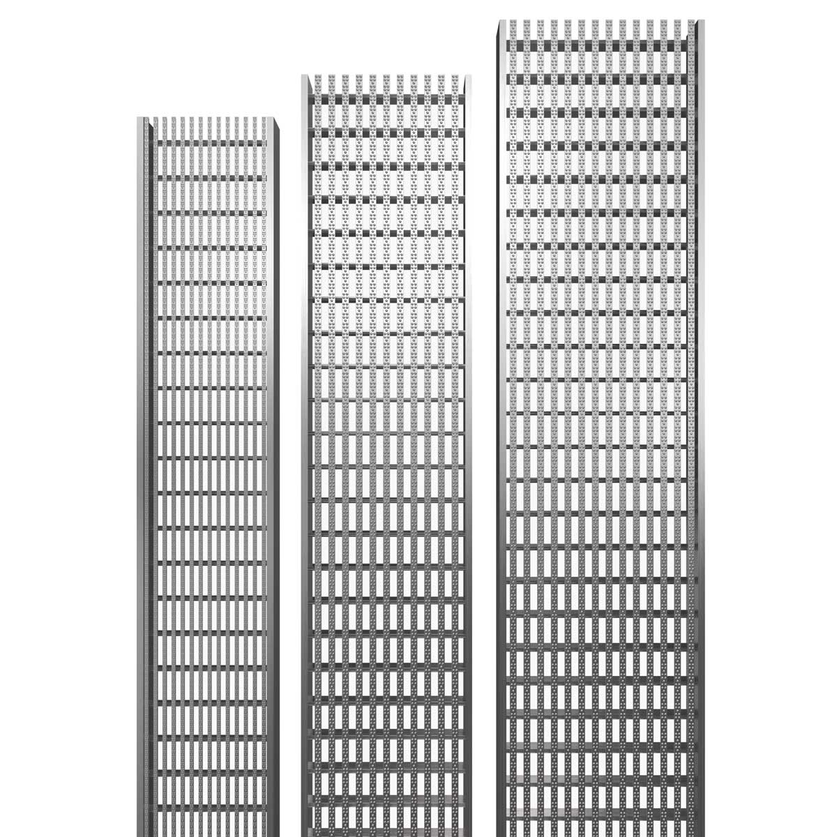 In2gr8 IN2GR8-WW-G300 Dimpled Non Slip Wedge Wire Grate Only. 1200mmL x 125mmW with 20mm x 5mm Edge Bar on sides. M-FT-7-125-1200MDG
