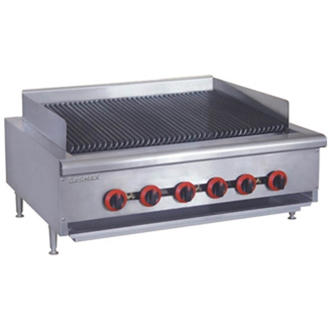 Gasmax LPG Gas 6 Burner Char Grill Top - QR-36ELPG