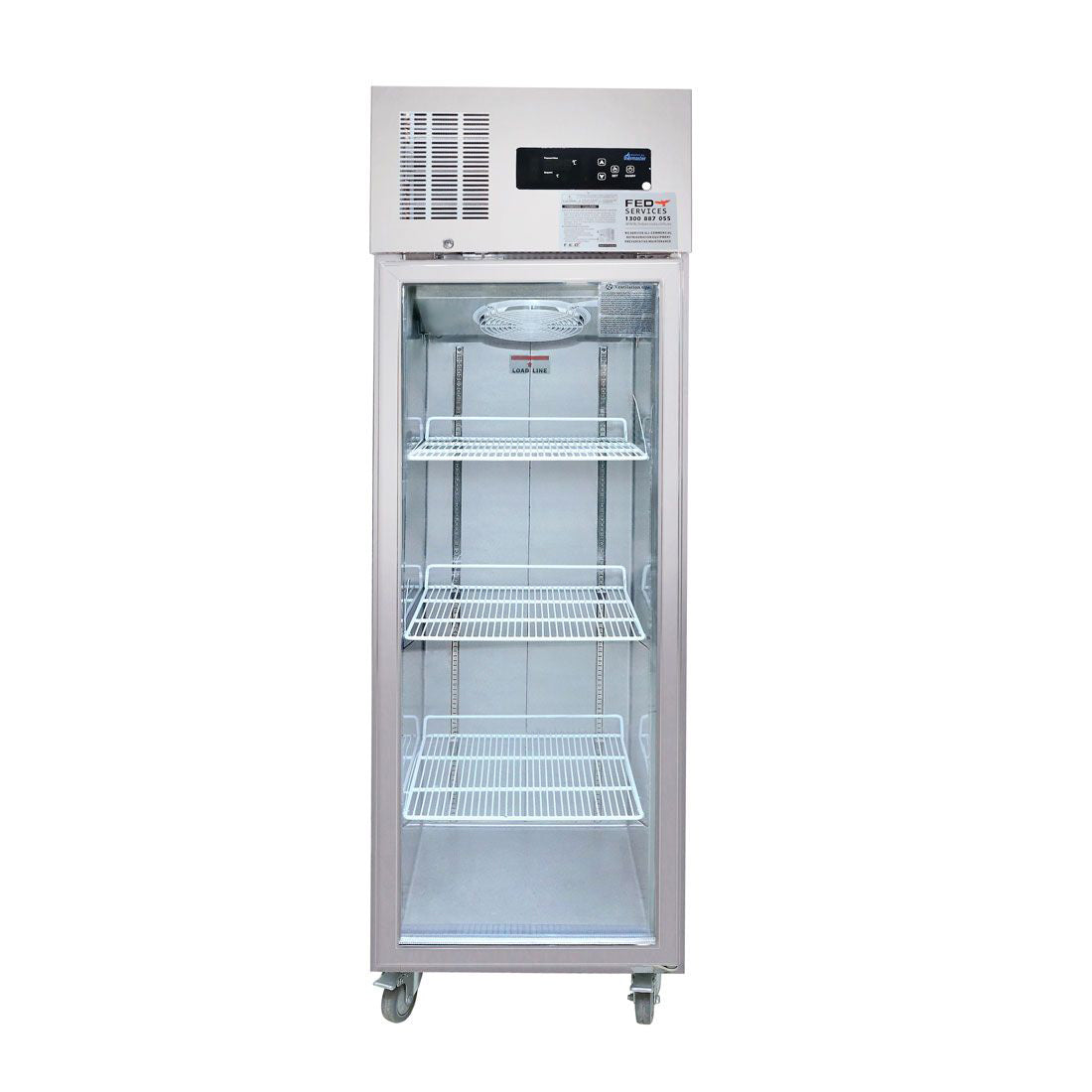 Thermaster Single Door Upright Display Fridge - SUCG500