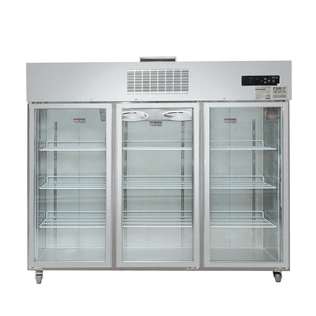 Thermaster Three Door Upright Display Freezer - SUFG1500