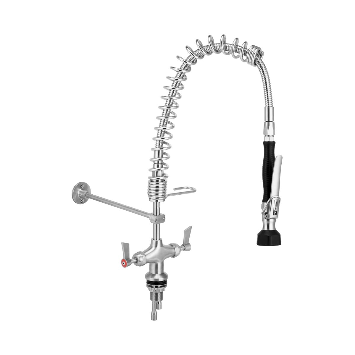 CLEANAJET Compact Stainless Steel Dual Hob Mounted Pre Rinse Unit T-3M53007-C