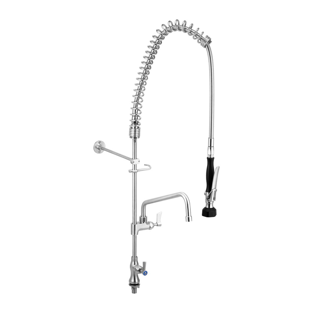CLEANAJET Stainless Steel Single Bench Mount Pre-Rinse with 12" Pot Filler T-3M53112