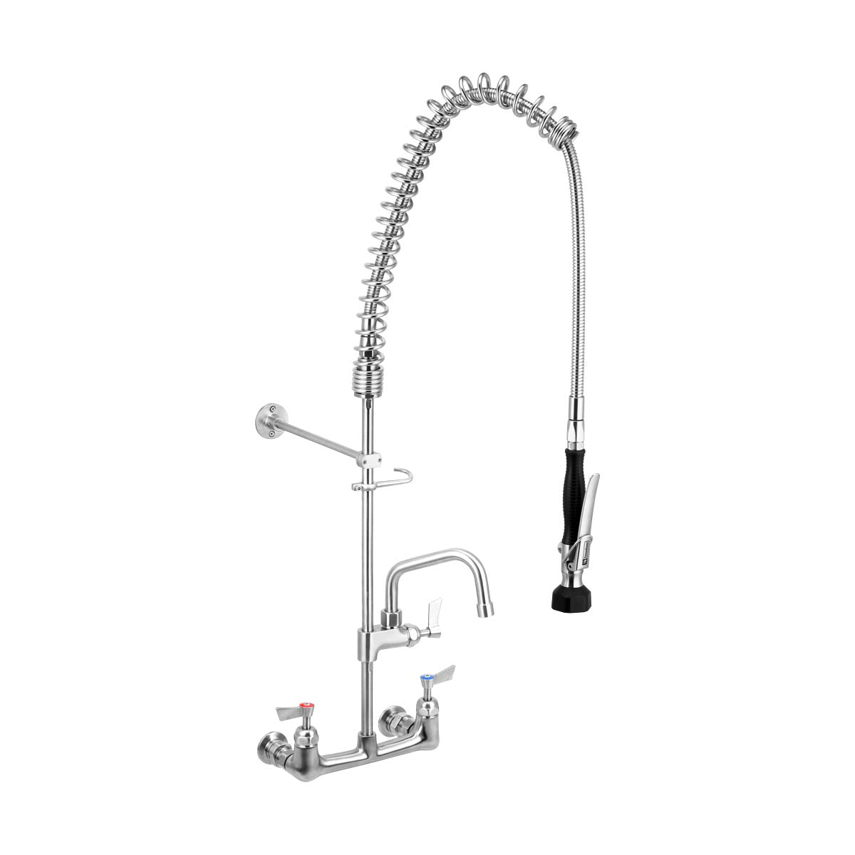 CLEANAJET Stainless Steel Exposed Wall Mounted Pre-Rinse Unit With 6" Pot Filler T-3M53449