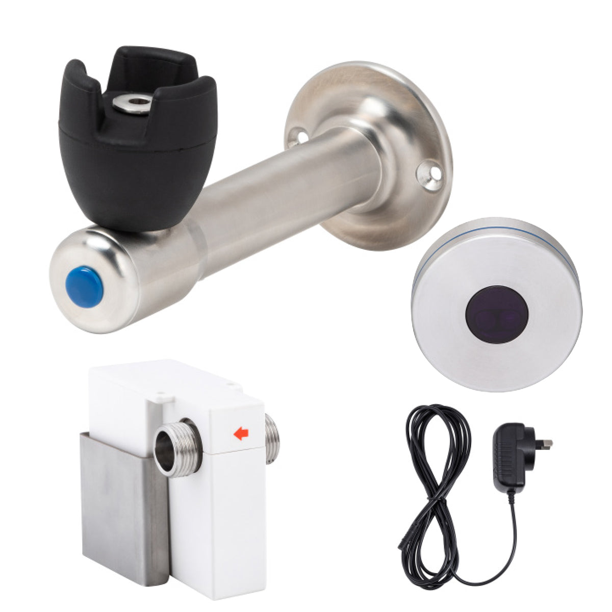 Guardian Zerotouch 90 Degree Silicone Mouthguard Bubbler with Hob-Mount Sensor Mains Operated T-3MSS-BUB90SM