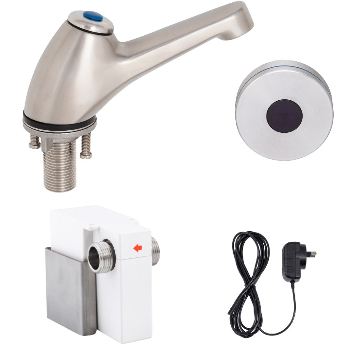 Guardian Zerotouch Pillar Tap with Hob-Mount Sensor Mains Operated T-3MSS-PTSM