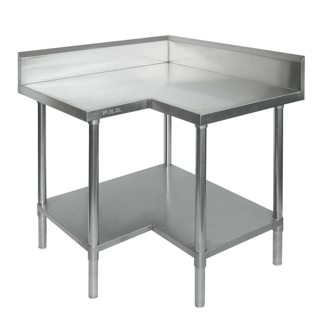 2NDs: Modular System Corner Workbench, 150mm Splashback & Undershelf WBCB7-0900/A-NSW1763