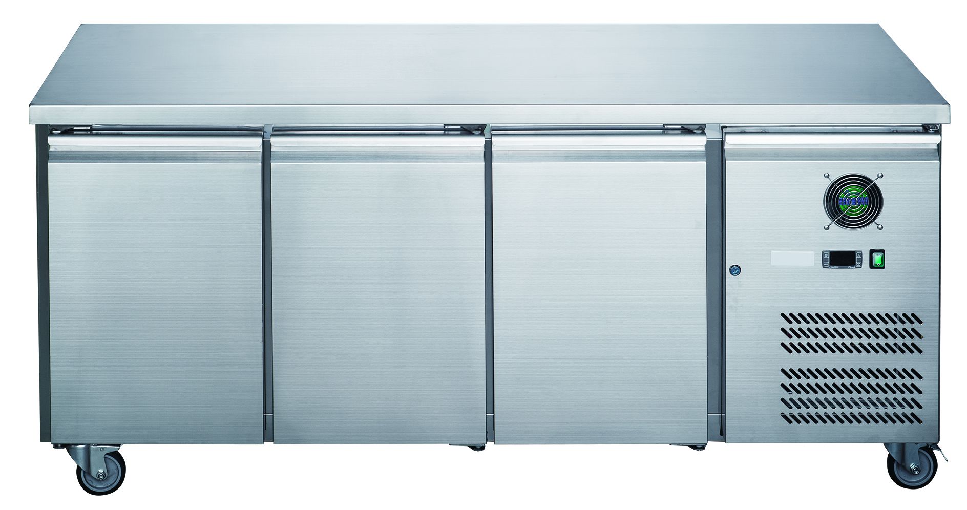 2NDs: FED-X S/S Three Door Bench Fridge - XUB7C18S3V-NSW2026