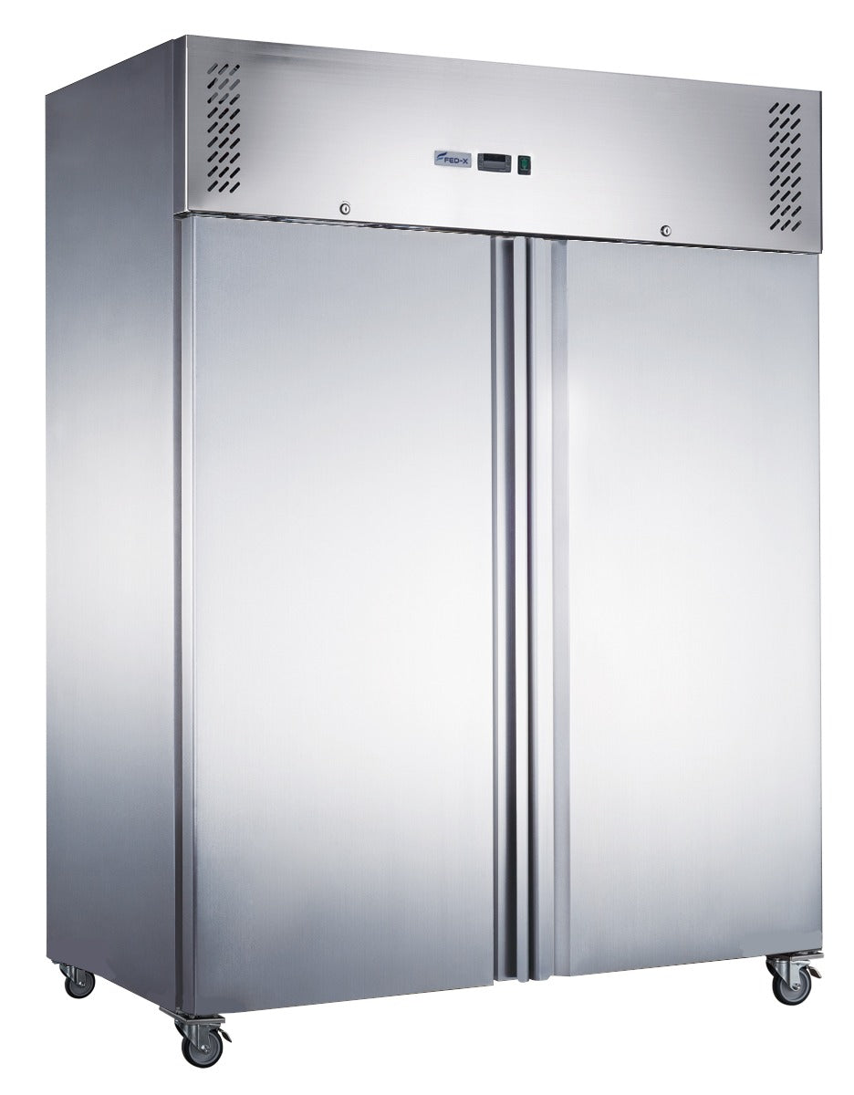 2NDs: FED-X S/S Two Full Door Upright Fridge - XURC1200SFV-NSW777