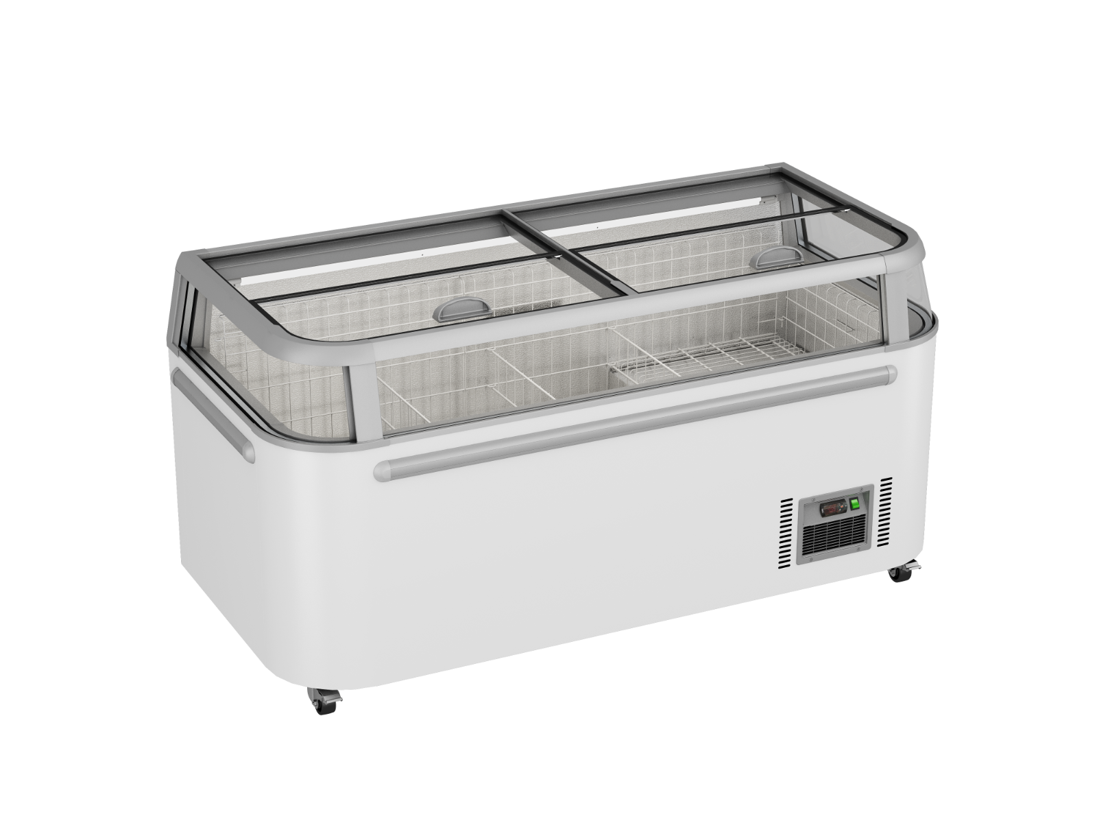 2NDs: Thermaster Supermarket Island Freezer with Glass Sliding Lids ZCD-E185G-VIC514