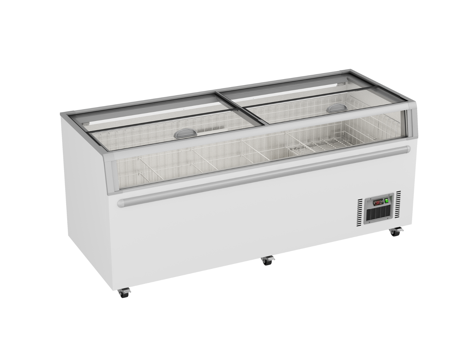 Thermaster Supermarket Island Freezer with Glass Sliding Lids ZCD-L210G