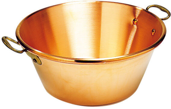 Matfer Bourgeat JAM PAN COPPER 42CM BRASS HDL 304042