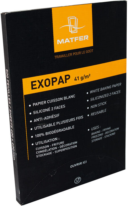 Matfer Bourgeat EXOPAP BAKING PAPER 600x400 500 SHEETS 320201