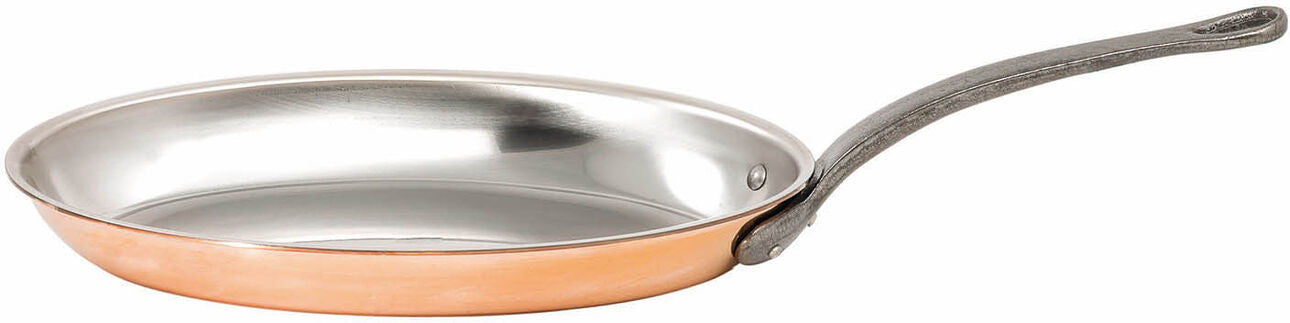 Matfer Bourgeat FRYPAN 36CM OVAL COPPER S/S CA 370036