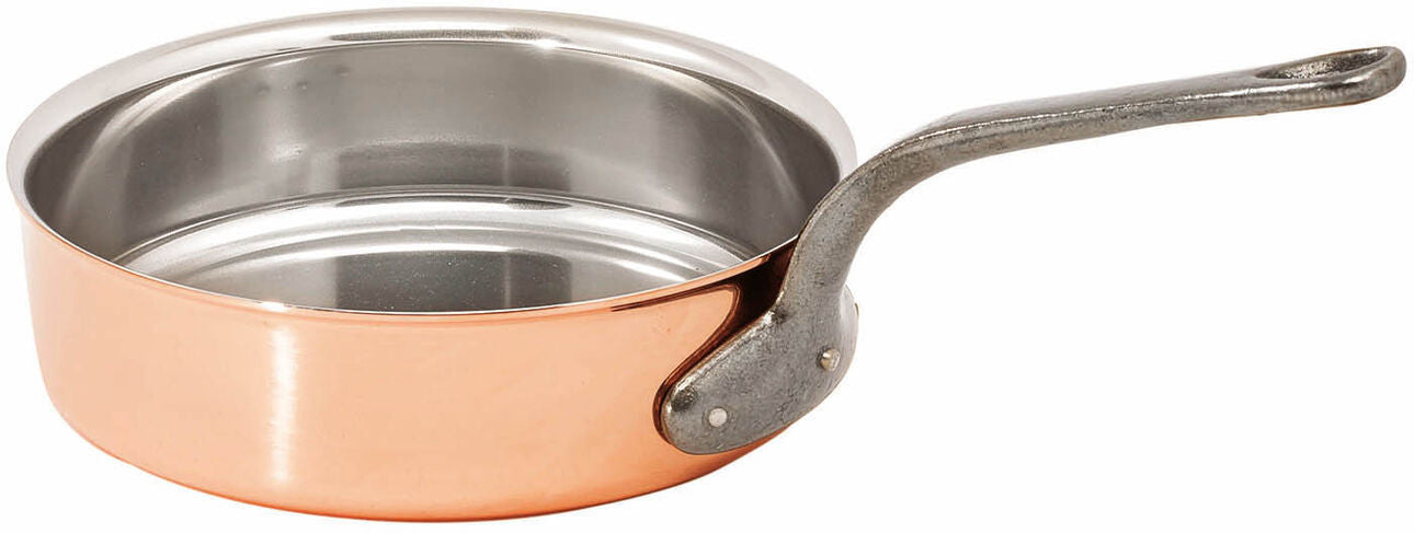 Matfer Bourgeat SAUTE PAN 16CM COPPER S/S CAST 372016