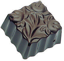 Matfer Bourgeat CHOC MOULD 36 SQUARE FLOWERS POLY 380106