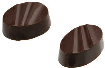 Matfer Bourgeat CHOC MOULD28  RIBBED OVAL 380158