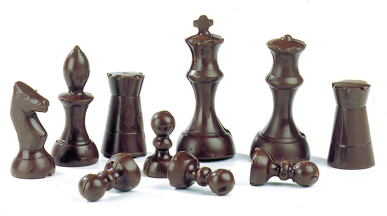 Matfer Bourgeat CHOC MOULD 16 CHESS PIECE 380222