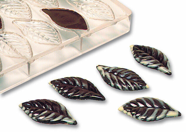 Matfer Bourgeat CHOC MOULD 21 LEAVES 380228