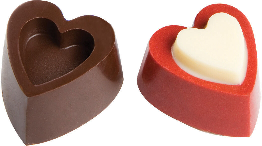 Matfer Bourgeat CHOC MOULD 24 HEARTS 383607