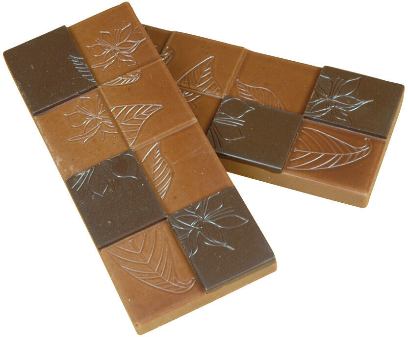 Matfer Bourgeat CHOC MOULD COCOA FLOWER BAR 383807