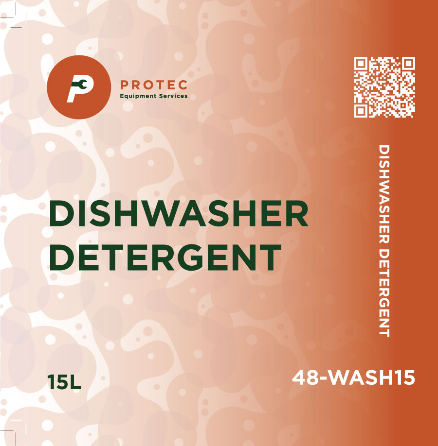 Protec Equipment Dishwasher Detergent 15L 48-WASH15