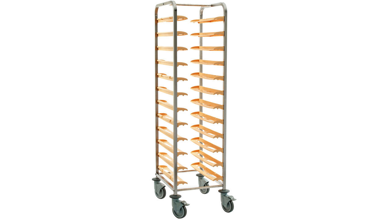 Matfer Bourgeat TRAY TROLLEY; CAFE CLEAR; 12SH 781006