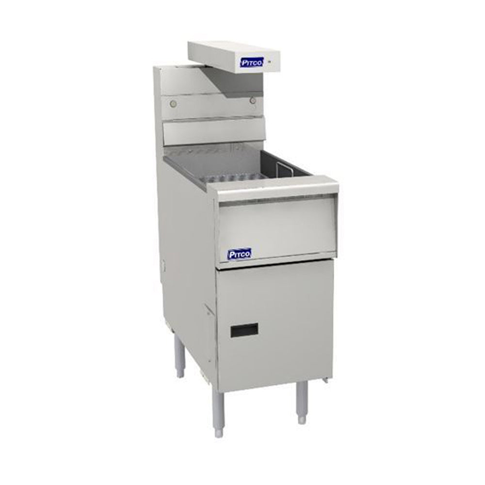 PITCO ELECTRIC DUMP STATION drain screen, 9'' adjustable legs, with heat lamp  BNBSG14S/PFW1