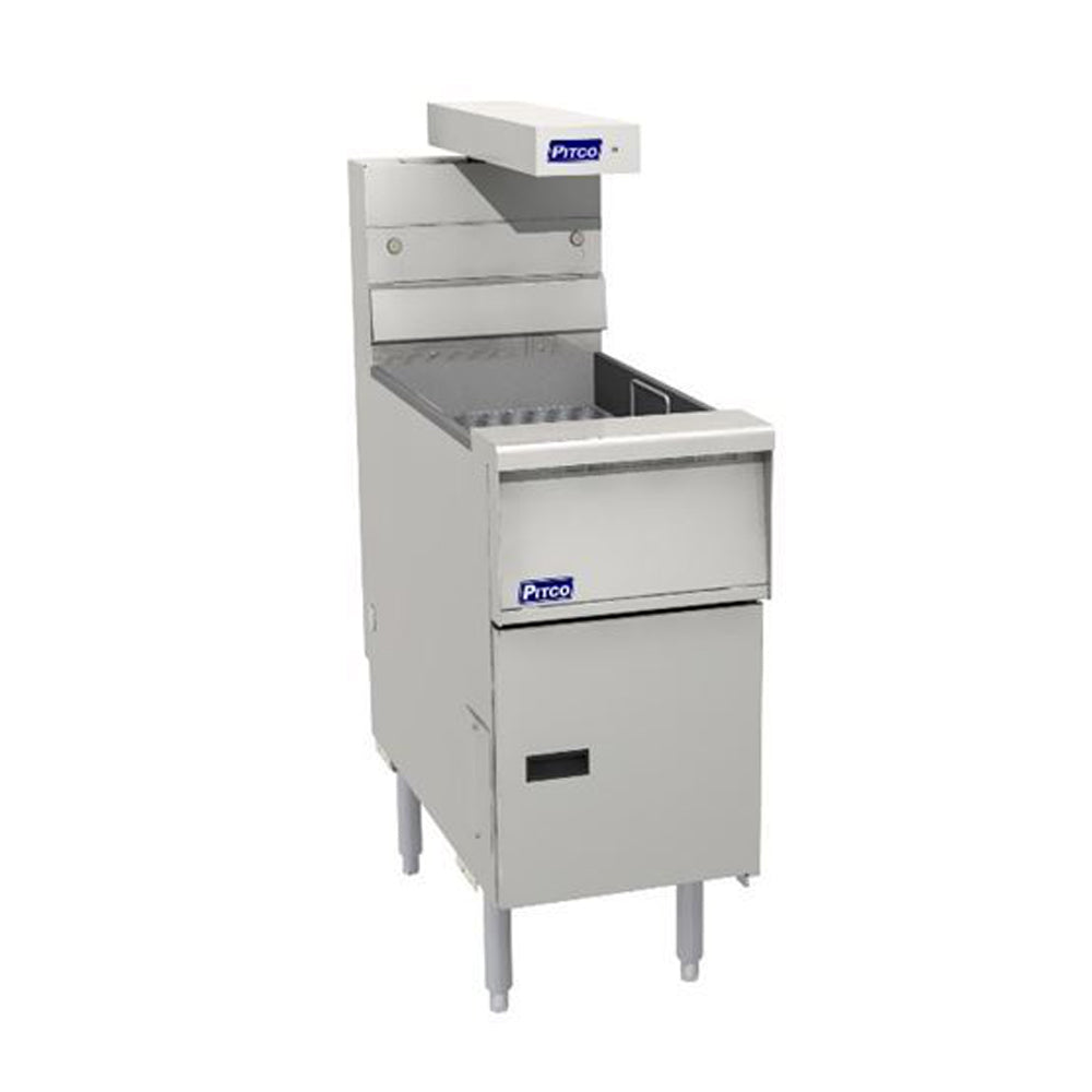 PITCO ELECTRIC DUMP STATION drain screen, 9'' adjustable legs , with heat lamp  BNBSG18S/PFW1